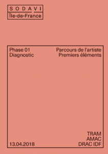 SODAVI - Livret Phase 01 Diagnostic – Parcours de l’artiste – Premiers éléments (2018)