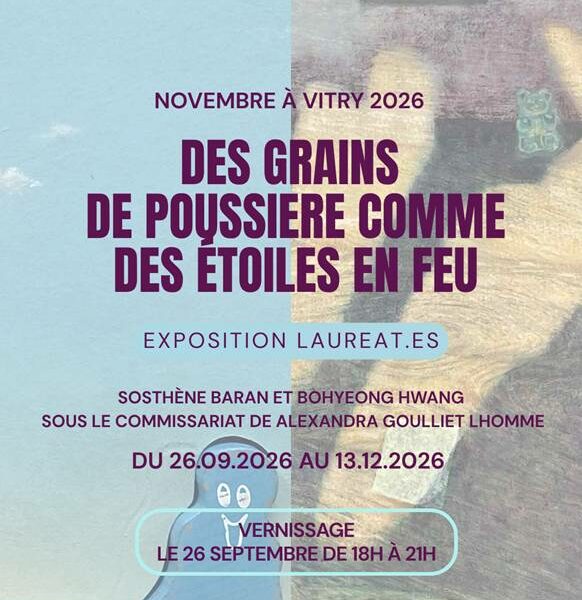 Des grains de poussière comme des étoiles en feu