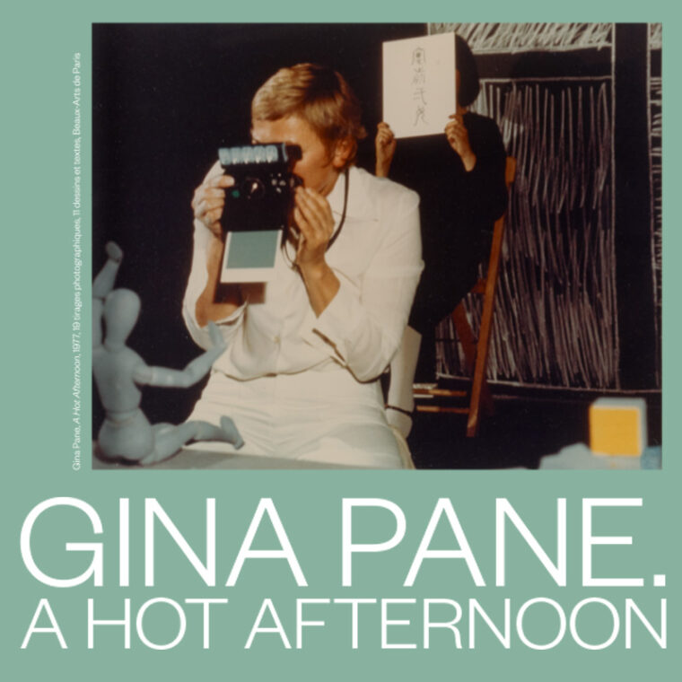 Gina Pane, A Hot Afternoon (détail), 1977, 19 tirages photographiques, 11 dessins et textes, Beaux-Arts de Paris